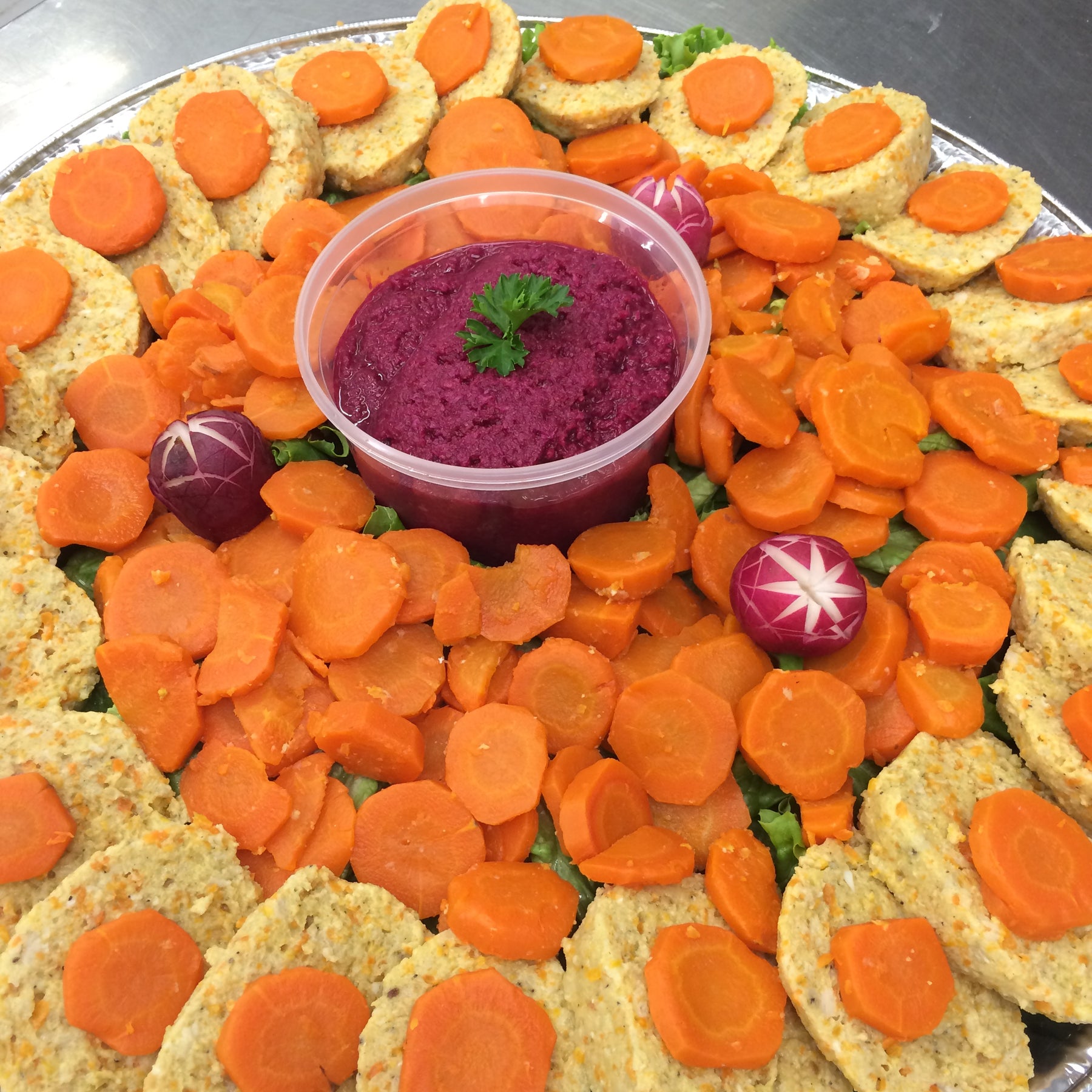 Gefilte Fish Appetizer Platter