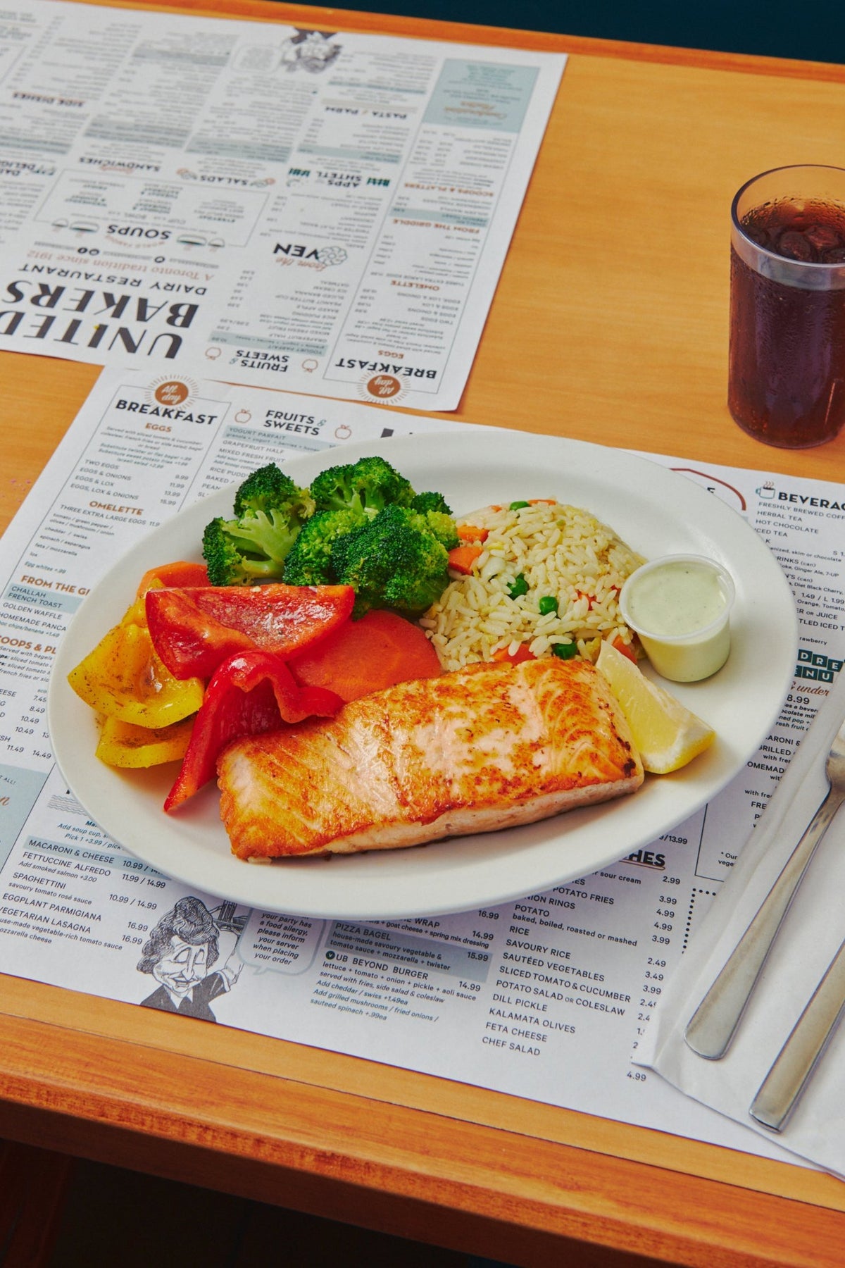 Grilled Salmon Dinner