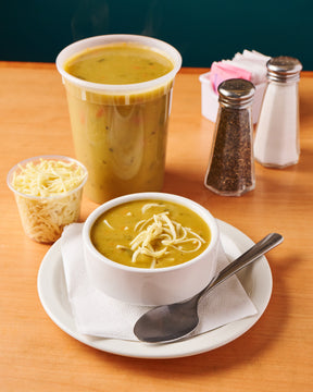 Pea Soup with Noodles